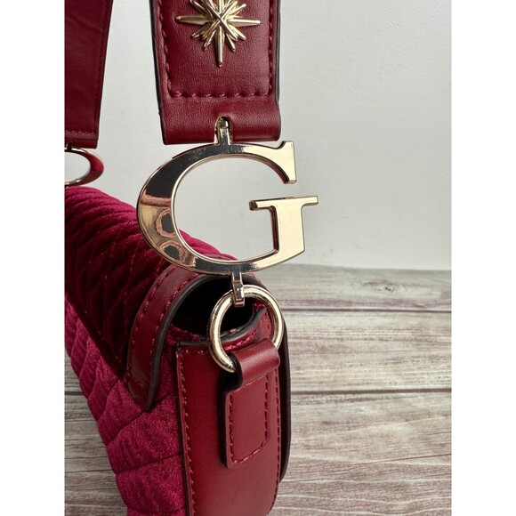 NWOT Guess G Dream Convertible Shoulder Crossbody Bag Merlot - Picture 7 of 17